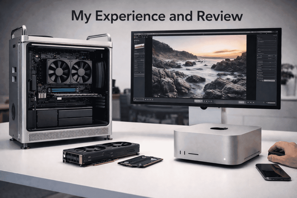 The Mac Pro Died So Apple Silicon Could Live (And That Was Inevitable) Comparison of Mac Pro and Apple Silicon Mac showing real world usage difference in performance and workflow