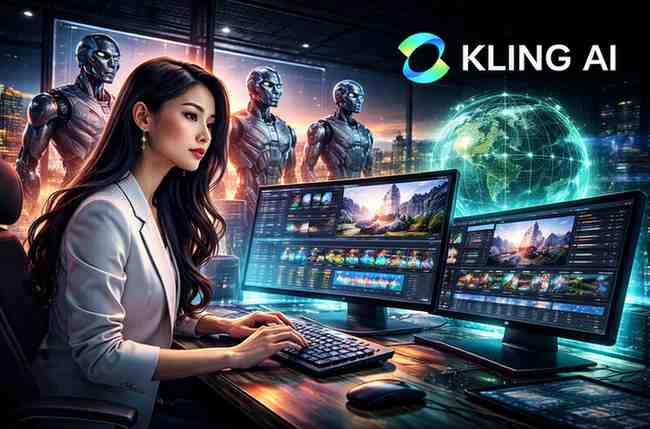 OpenAI Sora Shutdown? 8 Best AI Video Generator Alternatives You Must Try in 2026 Kling AI 3.0 video generator concept showing long-form AI video creation with advanced editing screens, futuristic workspace, and AI automation