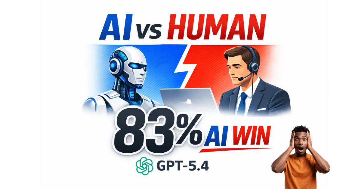 AI Beats Humans in 83% of Real Jobs — GPT-5.4 Shock Report