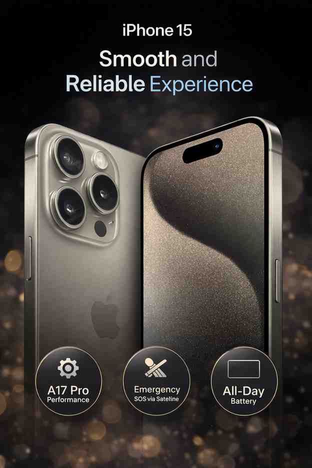 Best Smartphone for DoorDash Drivers in 2026: Stop Losing Orders, Start Earning More Experience the iPhone 15 with smooth performance, reliable iOS, powerful A-series chip, and all-day battery life. Perfect for everyday premium use.
