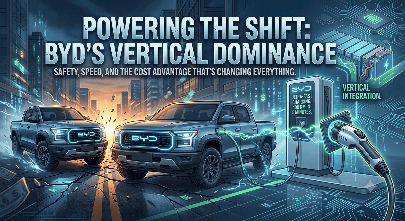 The BYD Bombshell: How a Former Battery Workshop Is Out-Pacing Tesla and Re-Engineering the Auto Industry