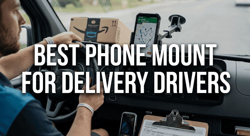 Best Phone Mount for Delivery Drivers (2026 In-Depth Guide) best phone mount for delivery drivers